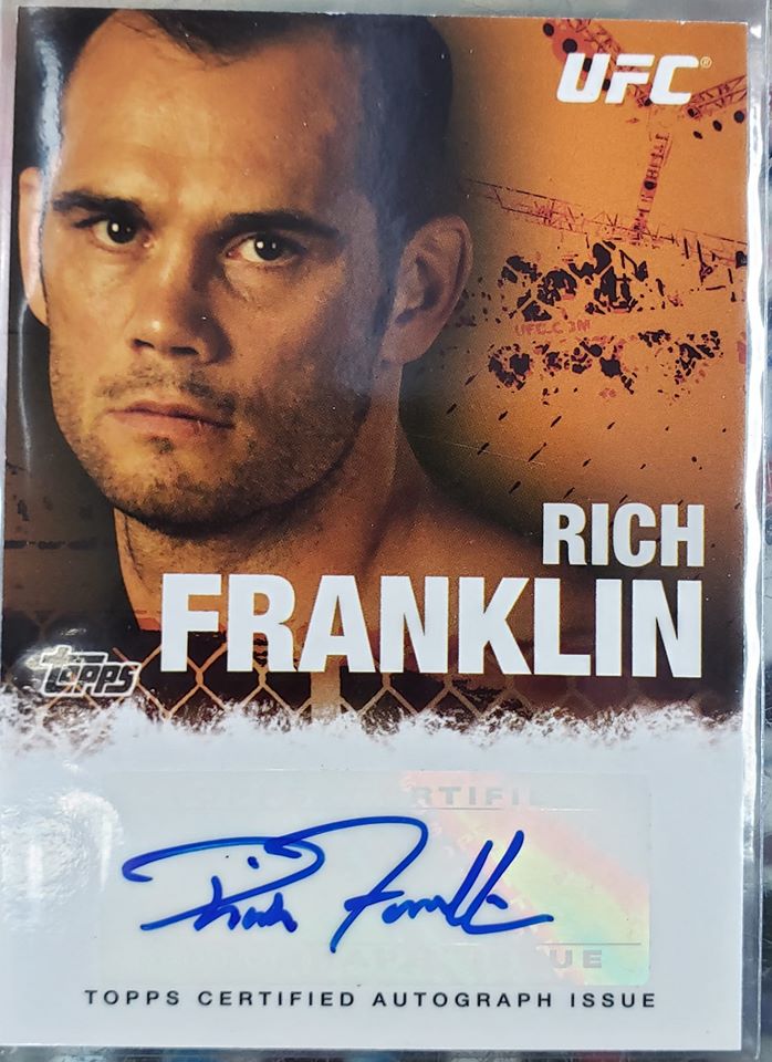2010 Topps UFC Rich Franklin Autograph FA-RF